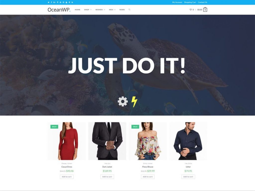 free WordPress themes oceanwp