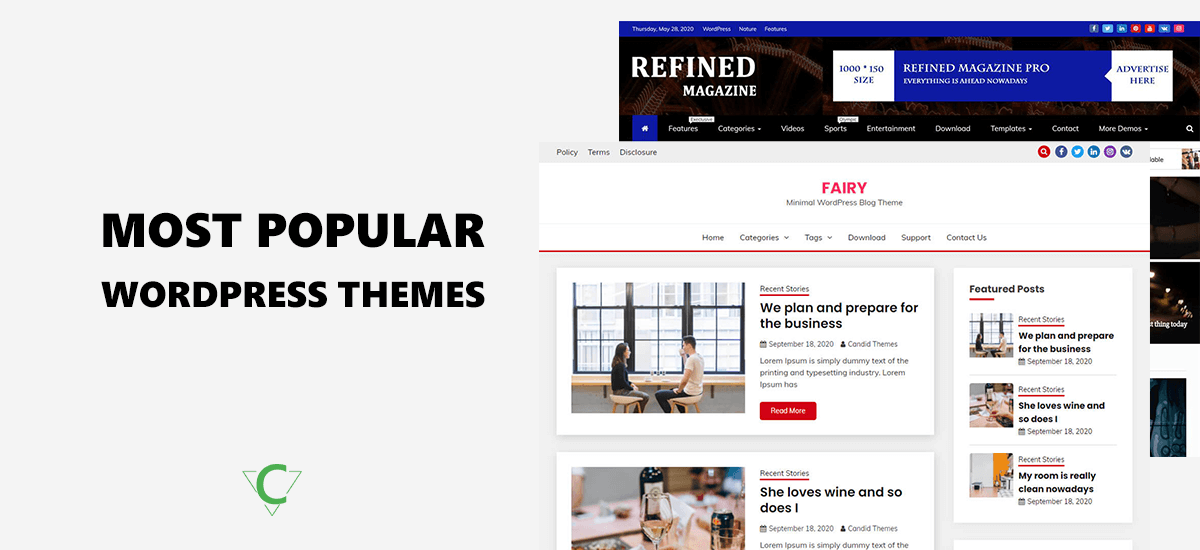 Most Popular Free WordPress Themes and Templates for 2022