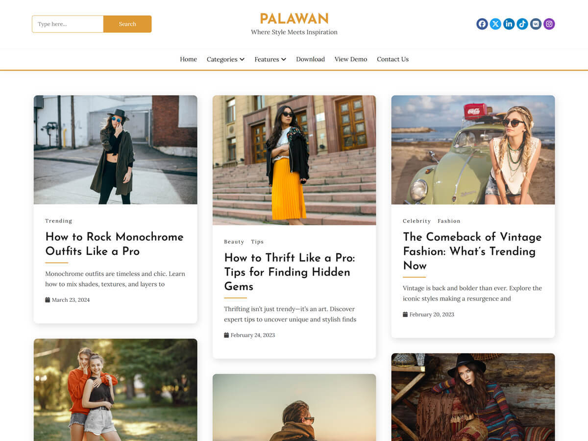 Palawan Theme WordPress